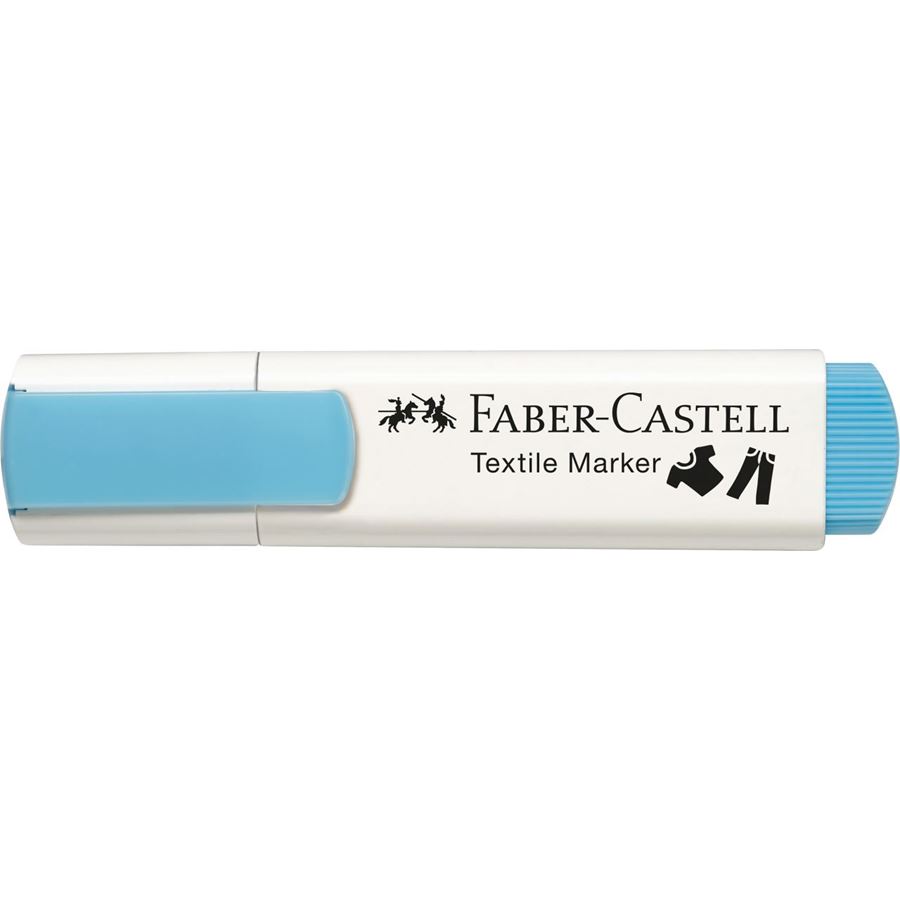 Faber-Castell - Textilmarker Set mit 4 Baby-Farben und 1x schwarz