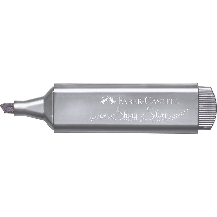 Faber-Castell - Textmarker TL 46 Metallic shiny silver