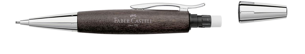 Faber-Castell - e-motion Holz Drehbleistift, 1.4 mm, schwarz